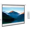 Easycomfort Schermo per Proiettore 100 Pollici Formato 4:3 Regolabile con Telecomando, Schermo di Proiezione Motorizzato Compatto, 203x152 cm, Bianco