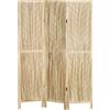 EasyComfort Paravento da Interno Pieghevole a 3 Ante a Spina di Pesce in Legno, 120x1.6x170 cm