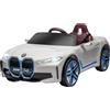 Easycomfort Macchina Elettrica per Bambini 3-6 Anni con Licenza BMW con Telecomando, Clacson e Fari, 115x67x45 cm, Bianca