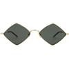 Saint Laurent Occhiali da Sole SL 302 LISA 004 New Wave Oro/Verde Unisex