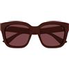 Gucci Occhiali da Sole GG1338S 007 Burgundy/Rosso Donna