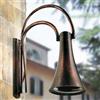Moretti Luce S.n.c. Applique da Parete per Esterno Nero-rame 1xe27 Moretti