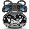 Matast Cuffie Bluetooth, 2025 Auricolari Bluetooth 5.4 Sport con 3D HiFi Stereo, 50 Ore Cuffie Wireless In Ear Cancellazione Rumore ENC e 4 HD Mics, IP7 Impermeabile Cuffiett Senza Fili USB-C, LED Display