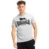 Lonsdale Tullig T-Shirt, Marl Grigio/Nero, XL Uomo