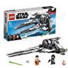 LEGO Star Wars Tie Interceptor Black Ace, Set con Astronave, Include Minifigure Mini Drone BB-8 e Poe Dameron, Serie TV Star Wars Resistance, 75242