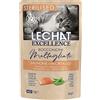 MONGE LECHAT EXCELLENCE UMIDO ADULT STERILIZZATO BOCCONCINI MALTAGLIATI SALMONE con ORTAGGI 85 G BUSTINA