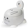 Bebeconfort Comodo Vasino Bambini, 12-36 Mesi (0-20 kg), Ergonomico e Compatto, Facile da Pulire, Tazza Amovibile, Paraspruzzi Igienico, Antiscivolo, Vasino per Bambini WC, Coniglio