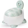 Bebeconfort Comodo Vasino Bambini, 12-36 Mesi (0-20 kg), Ergonomico e Compatto, Facile da Pulire, Tazza Amovibile, Paraspruzzi Igienico, Antiscivolo, Vasino per Bambini WC, Tartaruga