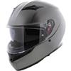 AGV - K3 E2206 MPLK, Casco Moto Integrale ECE con Spoiler e Visiera Antigraffio Anti UV, con Predisposizione Interfono, Mono Matt Luna Grey, Unisex, L