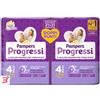 FATER SPA PAMPERS PROGRESSI PANNOLINO MAXI PACCO DOPPIO 42 PEZZI