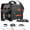 VEVOR Stazione Saldatura MIG Corrente Uscita 200 A, Saldatrice MIG Portatile Senza Gas MIG Gas MMA Lift TIG MIG PLUSE 5 in 1 IGBT Tecnologia Inverter Schermo LCD, Torcia Lift TIG Non Inclusa