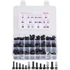VEVOR Kit Assortimento Bulloni Viti Dadi 280 pezzi in Acciaio Legato M6/M8/M10
