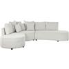 DKD Home Decor Divano DKD Home Decor Bianco Legno Moderno 250 x 241 x 66 cm