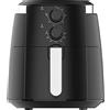 KUMTEL Friggitrice ad aria calda 5,5 XL, senza olio e grasso, dispositivo multifunzione con 8 programmi, controllo del tempo e della temperatura, cestello antiaderente con superficie in acciaio inox,