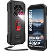 Armor X32 Rugged Smartphone, 12GB+128GB/2TB 48MP+20MP Visione Notturna MTK G91 A