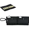 JJC Custodia per batteria JJC Tasche per 8 pezzi 18650 Custodia per batteria e scheda di memoria per schede SD SDHC SDXC