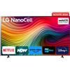 LG NANOCELL NANO81 AI 86'' SERIE 86NANO81T6A, TV 4K, 3 HDMI, SMART TV 2024