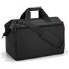reisenthel allrounder L pocket - Borsa da Medico Multifunzione, per Viaggio, Lavoro e Tempo Libero, Multitasche con Tracolla e Passante per Trolley, Tessuto Idrorepellente, 32 L, Nero