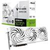 ASUS TUF Gaming NVIDIA GeForce RTX 5070 Ti OC Edition, Scheda Grafica Gaming da 16 GB GDDR7, 256 Bit, PCIe 5.0, 2 HDMI 2.1, 3 DisplayPort 2.1, GPU Tweak III, Bianco, TUF-RTX5070TI-O16G-WHITE-GAMING