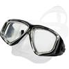 WOWDECOR Maschera subacquea per adulti e bambini con miopia miopia, maschera da snorkeling, occhiali da immersione, diottrina, correzione diottria, nero (-2,5)