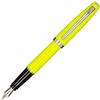 Aurora Pen Aurora Style Resin - Penna stilografica in resina verde con raccordi cromati, pennino in acciaio cromato, spessore M, confezione regalo
