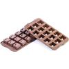 silikomart | SCG02 Stampo in Silicone per Cioccolatini CUBO, Antiaderente, 15 Cioccolatini, Confezione da 1 Stampo per Dolci, Easy Choc 3D, 26 x 26 mm, h 18 mm, Made in Italy