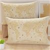 PETTI Artigiani Italiani - Coppia di Federe Cuscino 80x40 cm in Microfibra, Cuscini Arredo Camera da Letto, Divano, Salotto, Set 2 Fodere Copricuscino, Federa World Tortora, 100% Made in Italy
