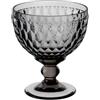 Villeroy & Boch - Boston col. Coppa da spumante smoke, bicchiere stravagante e dal design elegante per prosecco e champagne, cristallo, grigio, 400 ml