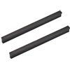 ANSIEDIO 2pz Maniglie per Mobili da Cucina Nero Opaco Maniglie per Cassetti in Alluminio Maniglia per Armadio Moderni con Viti Interasse 160mm
