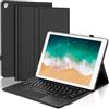 WAVATA Tastiera per iPad Pro 12.9 Pollici 2017/2015 con Touchpad, Custodia Tastiera per iPad Pro 12.9 2a/1a Generazione Magnetica Staccabile Bluetooth Italiano QWERTY Layout, Nero