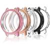 Simpeak 5 Pezzi Cover Compatibile Con Garmin Vivoactive 5,Copertura Completa Custodia TPU,Pellicola Protettiva Anti-Graffio Case（Trasparente/Rosa/Argento/Nero/Oro rosa