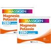 Massigen - Magnesio e Potassio Zero Zuccheri, Due Confezioni da 24 Bustine da 4 g, Gusto Arancia Rossa, Integratore a Ridotto Contenuto Calorico con Sali Minerali e Vitamine