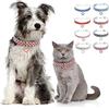 Zunea Collane per cani e gatti di piccola taglia, collare con diamanti luccicanti, collana con ciondolo a forma di cuore con ciondolo a forma di cuore con strass di cristallo per matrimoni, feste di