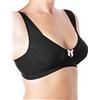 Chicco Reggiseno Preparto in Microfibra, Taglia 5C, Nero