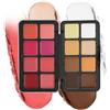 Beauty Searcher Palette di correttore e blush in 12 colori, 2 in 1, correttore in crema con finitura opaca, dall'aspetto naturale, sfumabile, palette di trucco viso con correttore e blush