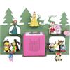 Raweao Scaffale da Parete per Toniebox, Mensole Magnetica per Tonie Figurine 15-25 pezzi, Scaffale Muro per Toniebox per Decorazione Camera dei Bambini e Collezione di Figurine (Foresta Verde)