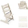 Stokke Bundle STOKKE ® TRIPP TRAPP ® Sedia + Baby Set + Cuscino Vanilla white