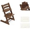 Stokke Bundle STOKKE ® TRIPP TRAPP ® Sedia + Baby Set + Cuscino Rovere Warm Brown