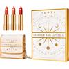 Generico Set di Matite Labbra Matte,3 Colori Rossetto Impermeabile a Lunga Durata per Donne - Kit Lucidalabbra Lunga Durata Tinta Nuda Impermeabile Per Viaggio e Occasioni Speciali