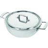 DEMEYERE Pentola conica Essential 5, acciaio inox, compatibile con fornelli, piastre induzione e forni. Efficienza energetica, rapida conduzione di calore, garanzia 30 anni - Ø 28 cm