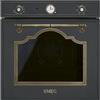 Smeg SF67C1PO - Forno da incasso elettrico ventilato, 70 Litri, colore Antracite, Grill, Classe energetica A