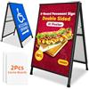 VAIIGO A1 A-Board - Cornice per pavimentazione su entrambi i lati, resistente, con 2 fogli di plastica ondulata, per pubblicità esterna, vendite, affari