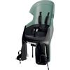BOBIKE 8010900001 - Seggiolino Posteriore Bicicletta Bambini Reclinabile Al Telaio EXCLUSIVE EVOLVE MAXI poggiatesta regolabile e cintura a 5 punti, fino a 22 kg, Nero Urbano