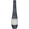 GILDE Vaso da pavimento Brooklyn in ceramica, colore antracite, opaco, altezza 71 cm, diametro 15 cm, soggiorno