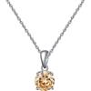 Bellitia Jewelry Collana Pendente Donna in Argento Sterling 925, Ciondolo Pietra Preziosa di Granato, Pietra Natale di Gennaio, Gioielli Donna Regalo Amore per Lei