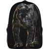 FELASBUID Black Panther Zaino, Impermeabile Zaino，Durevole Leggero Computer Portatile Daypack Scuola Borsa Per Lavoro, Viaggio, Università, Per Uomo Donna Ragazzo Ragazza 40x28x16cm