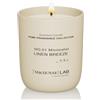 M&SENSE Candele alla Soia 150g in Vetro, Brezza di Lino, 30H Combustione, Cera Soia Naturale Candela Non Tossico, Aromaterapia Relax, Regalo di Lusso Donne & Mamma