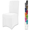 Gräfenstayn Stretch coprisedia Henry - schienali Rotondi e angolari - vestibilità bielastica con Guarnizione Oeko-Tex Standard 100: Fiducia certificata (Bianco)