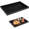 Srvauyea Vassoio Legno, 32 X 20 X 2 cm Vassoio da Portata in Legno Rettangolare per Tè, Bevande, Caffè, Snack, Frutta, Casa, Cucina, Bagno, Ristorante e Bar
