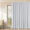 KGORGE Tende Termiche Soggiorno Moderne 1 Pezzo L 300 x A 240 CM Tenda per Armadio Aperto con Fettuccia Divisione della Stanza Curtain Camera da letto, Grigio Perla